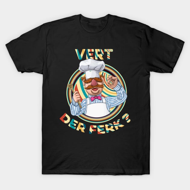 vert der ferk retro style T-Shirt by RAINYDROP